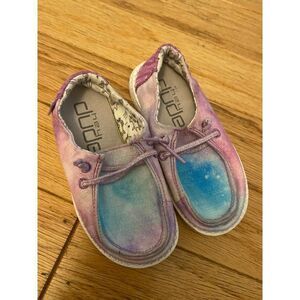 Hey Dude, Wendy toddler Unicorn Dreamer Casual slip on shoes size k8